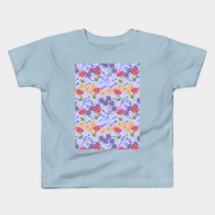 Wildflowers Pattern Kids T-Shirt